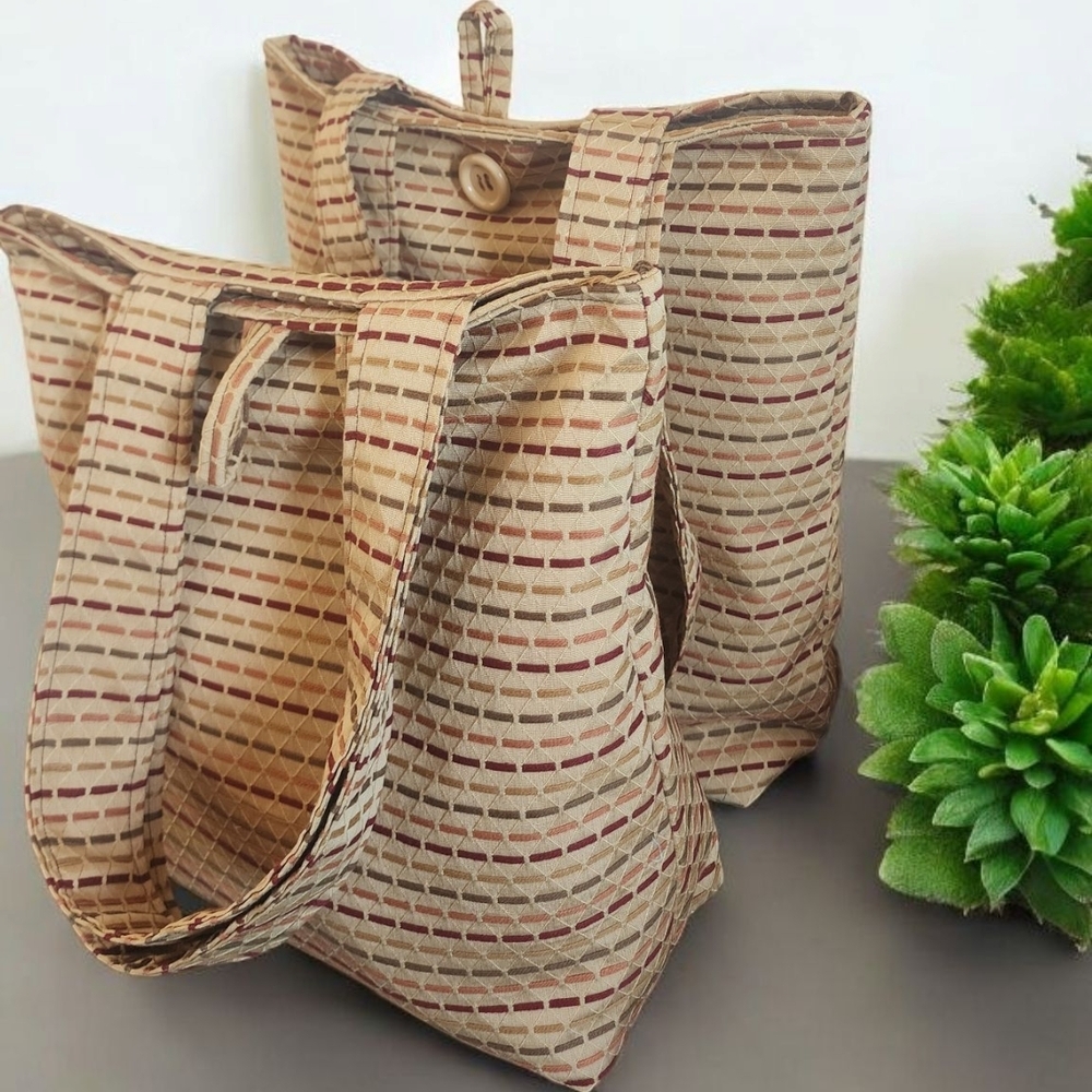 Elegant Patterned Tote Bag